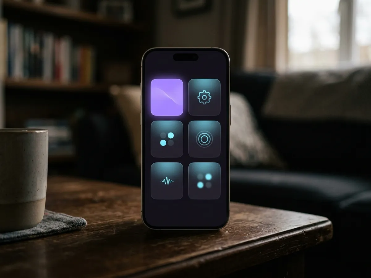 A tidy grid of licensed streaming app tiles
