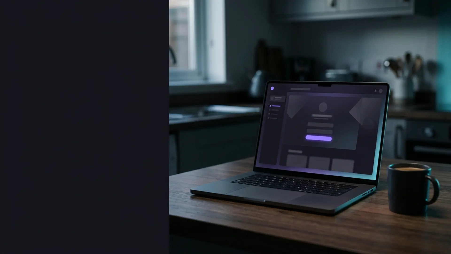 A laptop showing a subscription toggle being switched off
