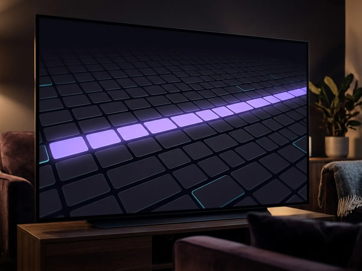 A television programme guide scrolling backwards through past programmes