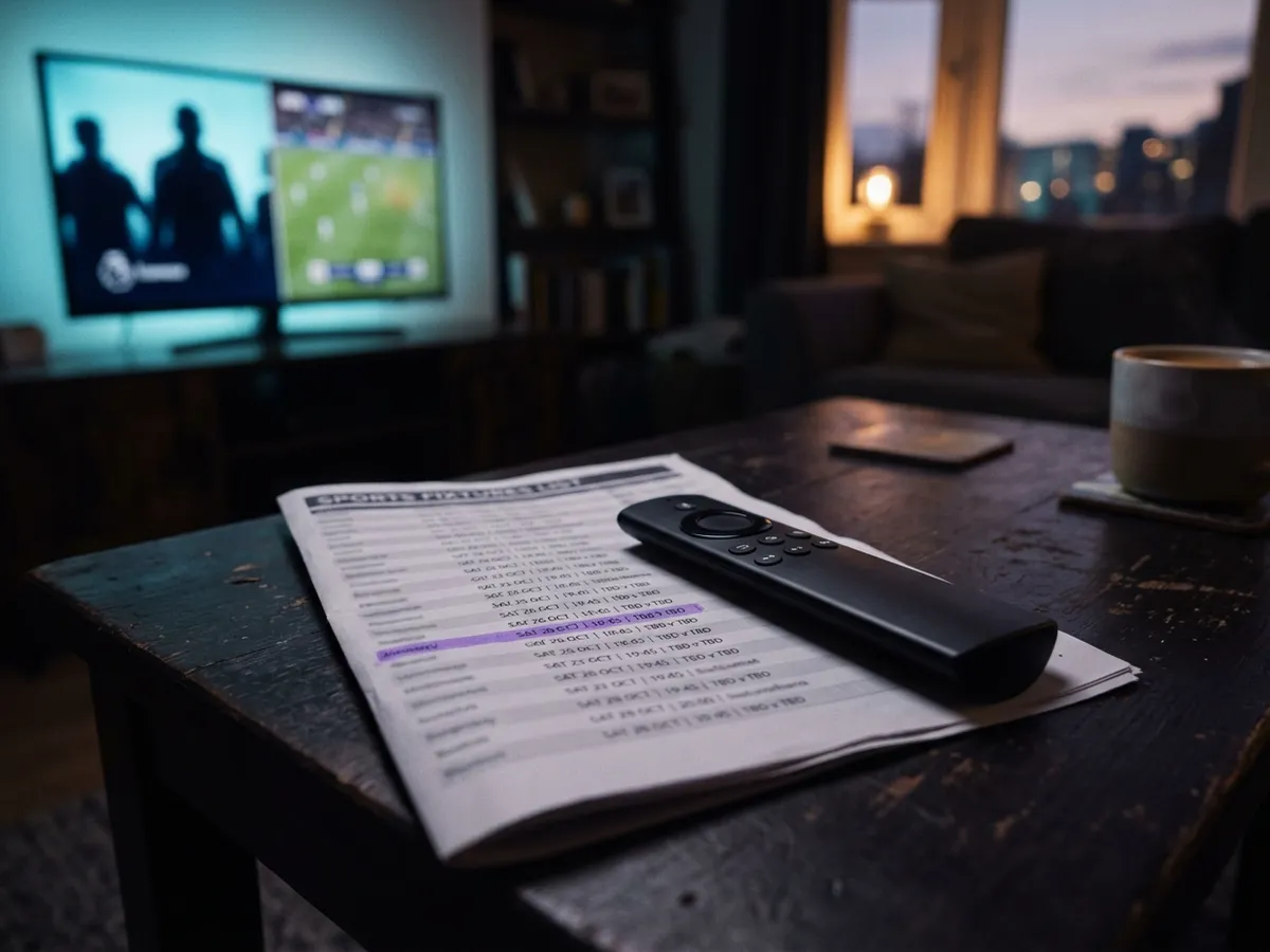 A calendar with selected months circled beside a television remote