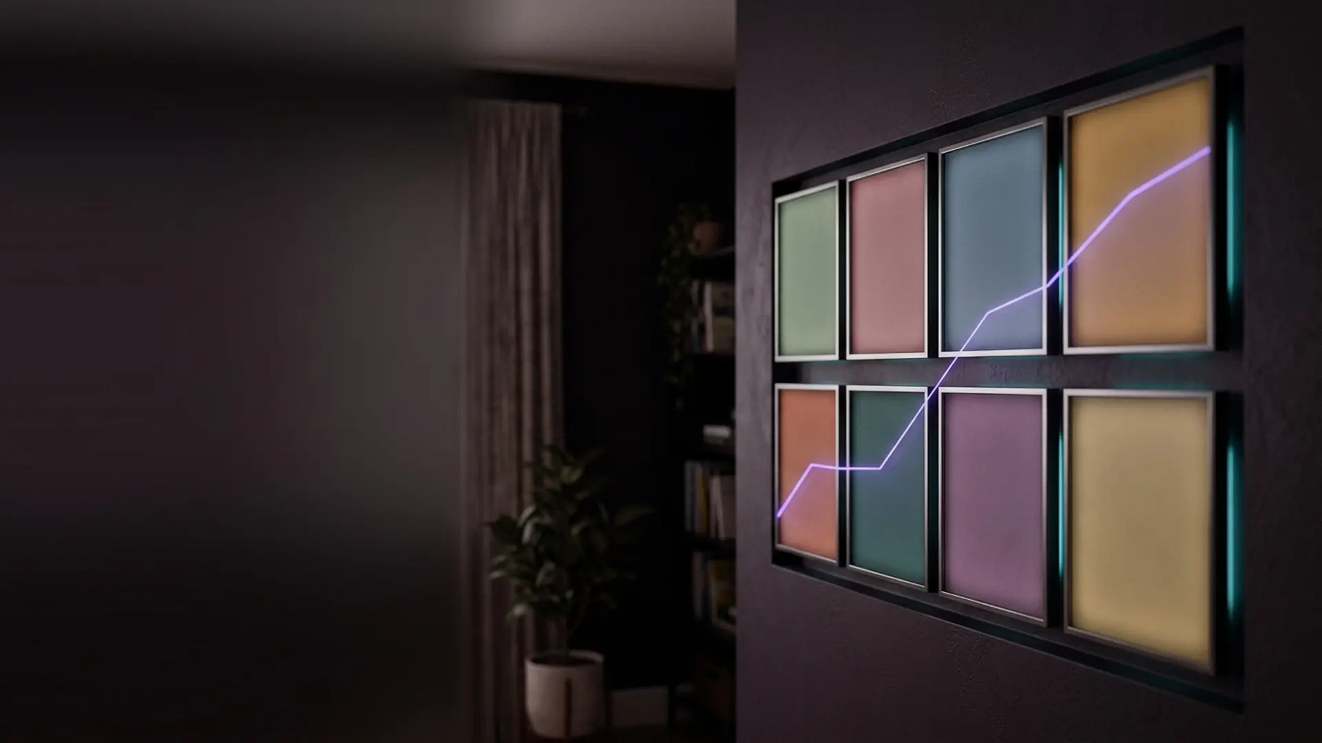 Streaming service prices represented as glowing price tags